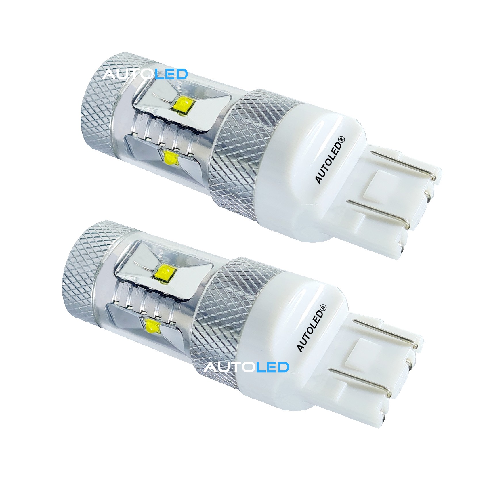 Ampoule led 12/24V T20 W21/5W double filament canbus blanc 6500K