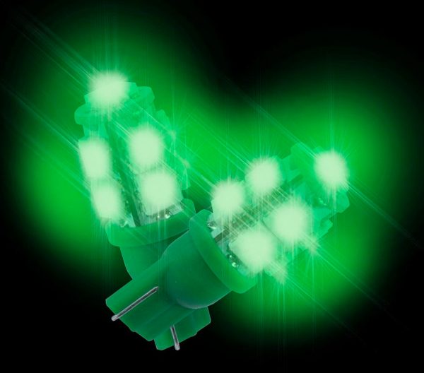 ampoule w5w vert, ampoule led t10 vert, ampoule led w5w vert-6