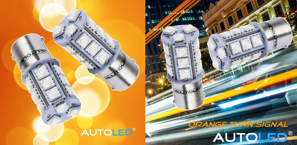 adaptable ampoule led p21w orange-6
