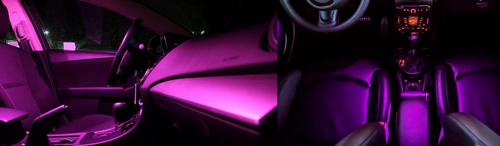 ampoule led w5w violet - ampoule led t10 violet - éclairage habitacle-2