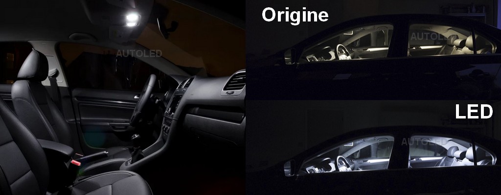 LED voiture intérieur blanc, ampoule LED c5w anti erreur 36mm, led c5w 39mm, ampoule navette led 42mm avec l'ampoule d'origine-LED Voiture interieur blanc-0007-0008-0009-0010-Obtenez le résultat attendu