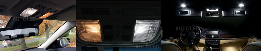 Sublimez votre auto avec l'ampoule LED c5w anti erreur 36mm, led c5w 39mm, ampoule navette led 42mm avec l'ampoule d'origine-LED Voiture interieur blanc-