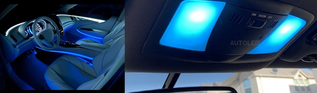 Optez pour ampoule w5w bleu, ampoule led t10 bleu, led bleu interieur voiture, plafonnier bleu led