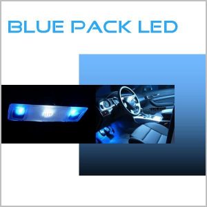 Découvrez les packs d'ampoules LED autoled BLEU /habitacle / plafonnier