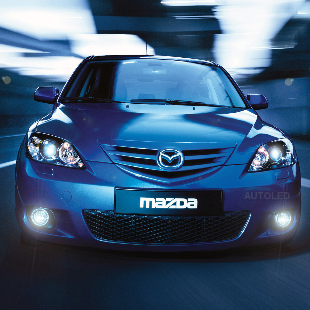 ampoule Mazda 3 Phase 1 de 2003 à 2009 - éclairage avant
