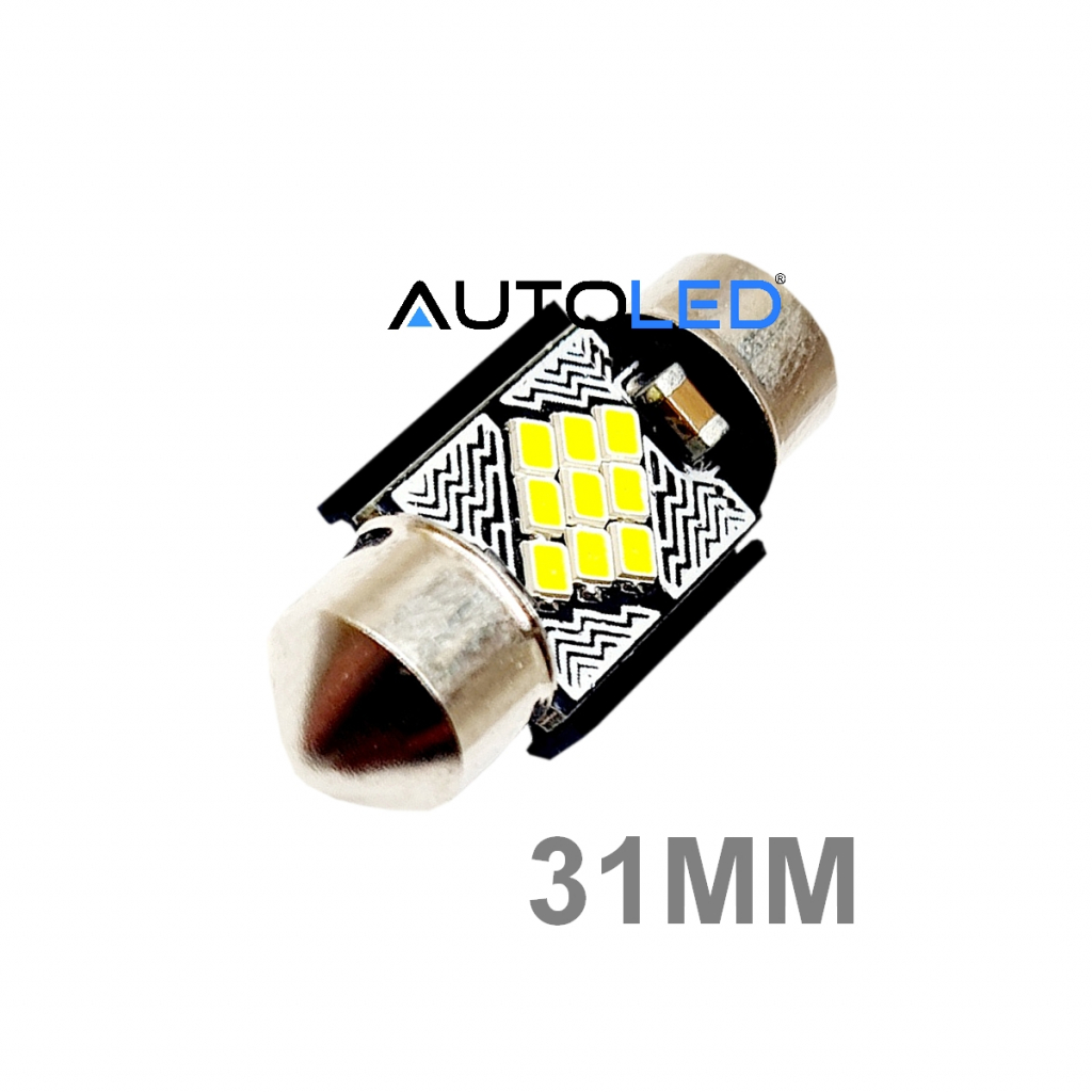 Ampoule C10W 31mm LED Canbus anti erreur éclairage intérieur LED plaque immatriculation-autoled-0283-3
