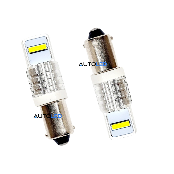 Ampoule R5W LED 24v /12v, Forte luminosité