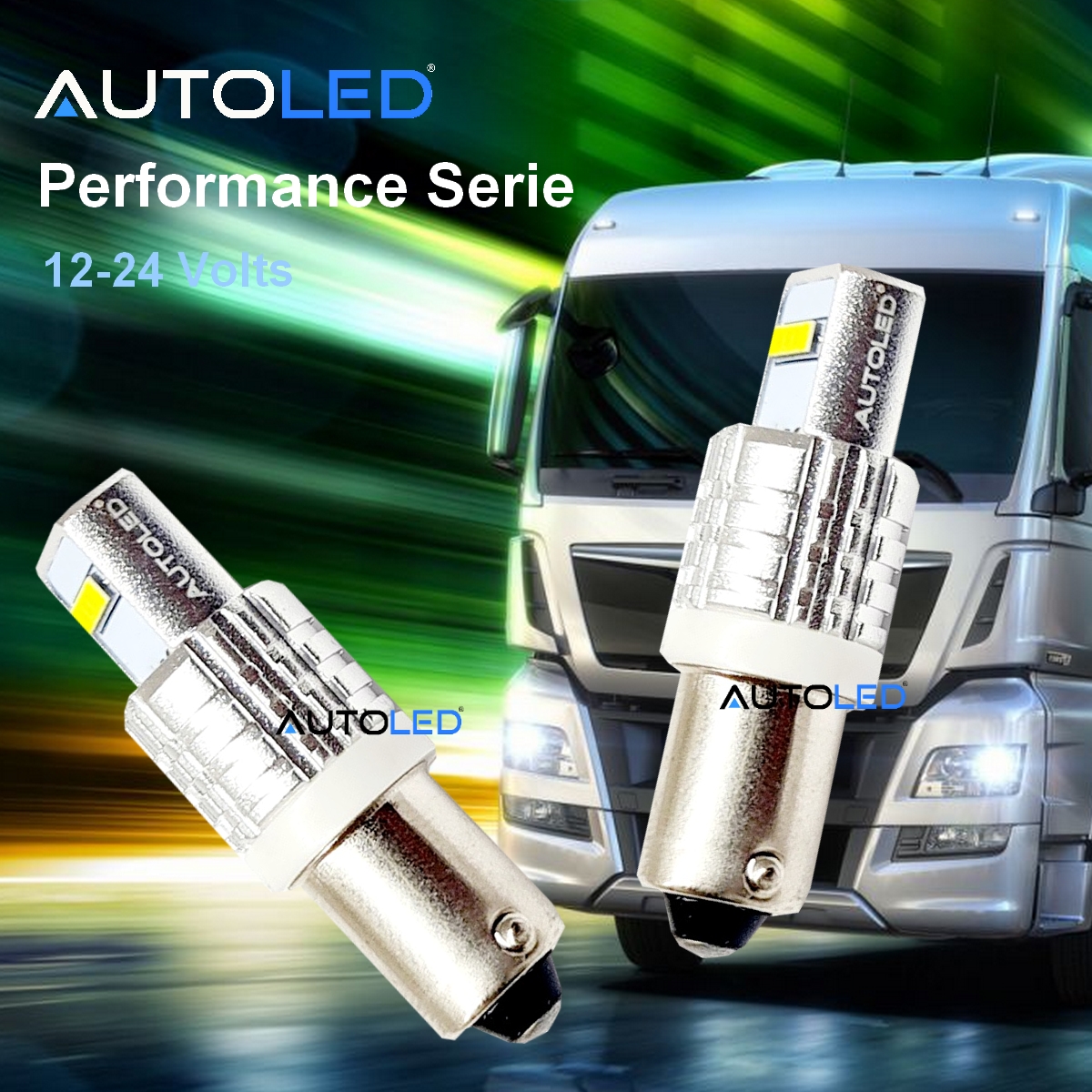 Ampoule H10W LED 24V 12V COMAPTIBLE AUTOMOBILE ET CAMIONS PODS LOURDS-AUTOLED-0296-7