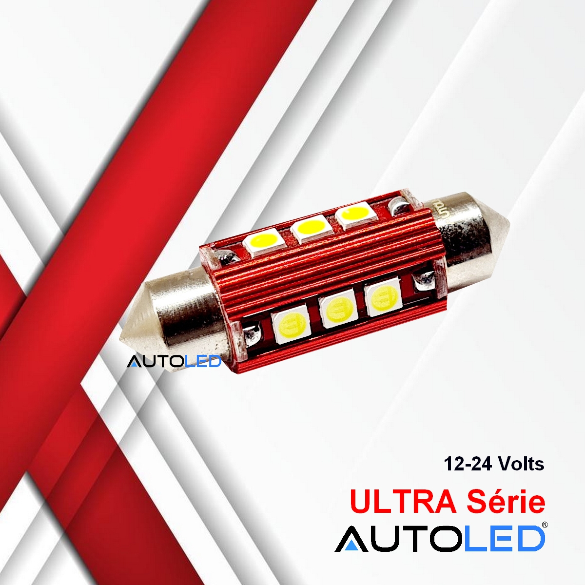 Ampoule LED C10W 36mm 24V Canbus anti erreur éclairage intérieur LED plaque immatriculation-autoled-0291.8