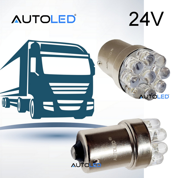 Ampoule T18 24v LED Camion, Signalisation