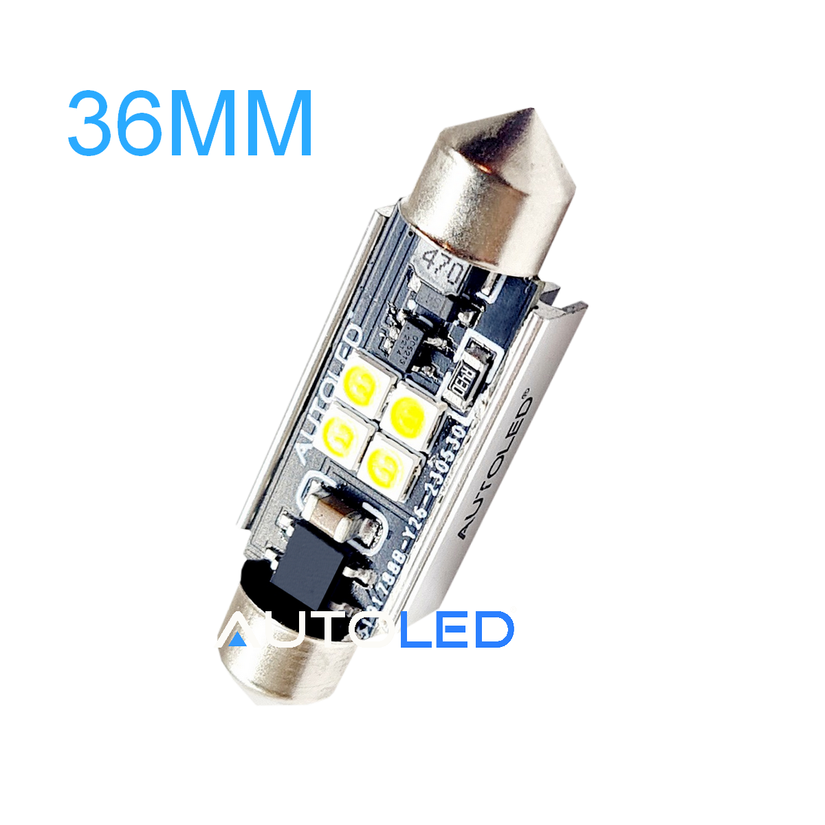 ampoule LED C5W 31MM 24V ANTI ERREUR- CAMION ET VOITURE-autoled-0278-5