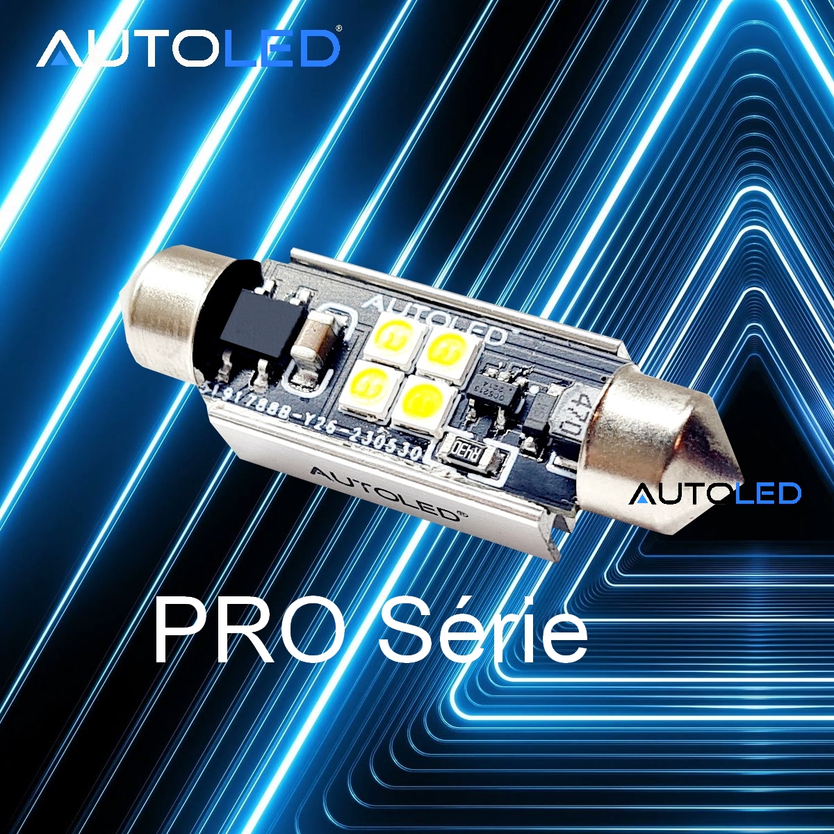 ampoule LED C5W 36MM 24V ANTI ERREUR- CAMION ET VOITURE-autoled-0279-3b