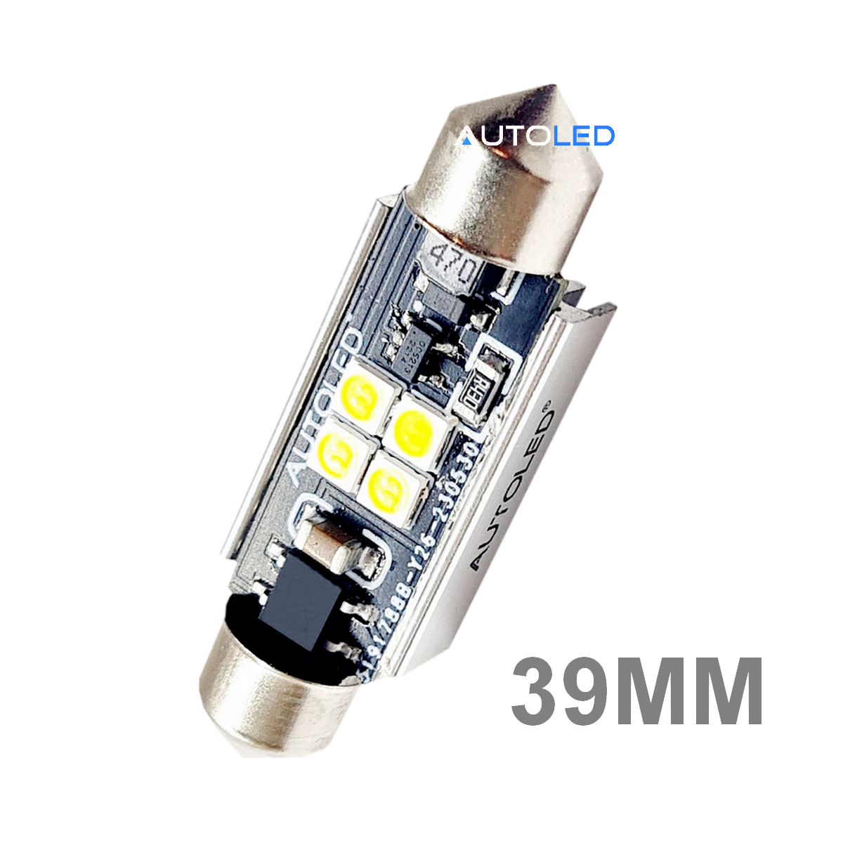 ampoule LED C5W 39MM 24V ANTI ERREUR- CAMION ET VOITURE-autoled-0280-7
