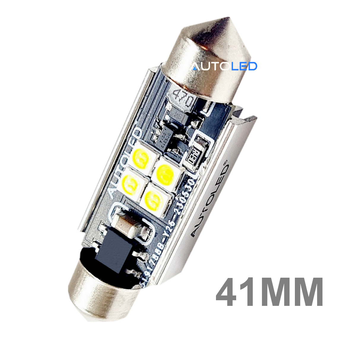 ampoule LED C5W 41MM 24V ANTI ERREUR- CAMION ET VOITURE-autoled-0281-7