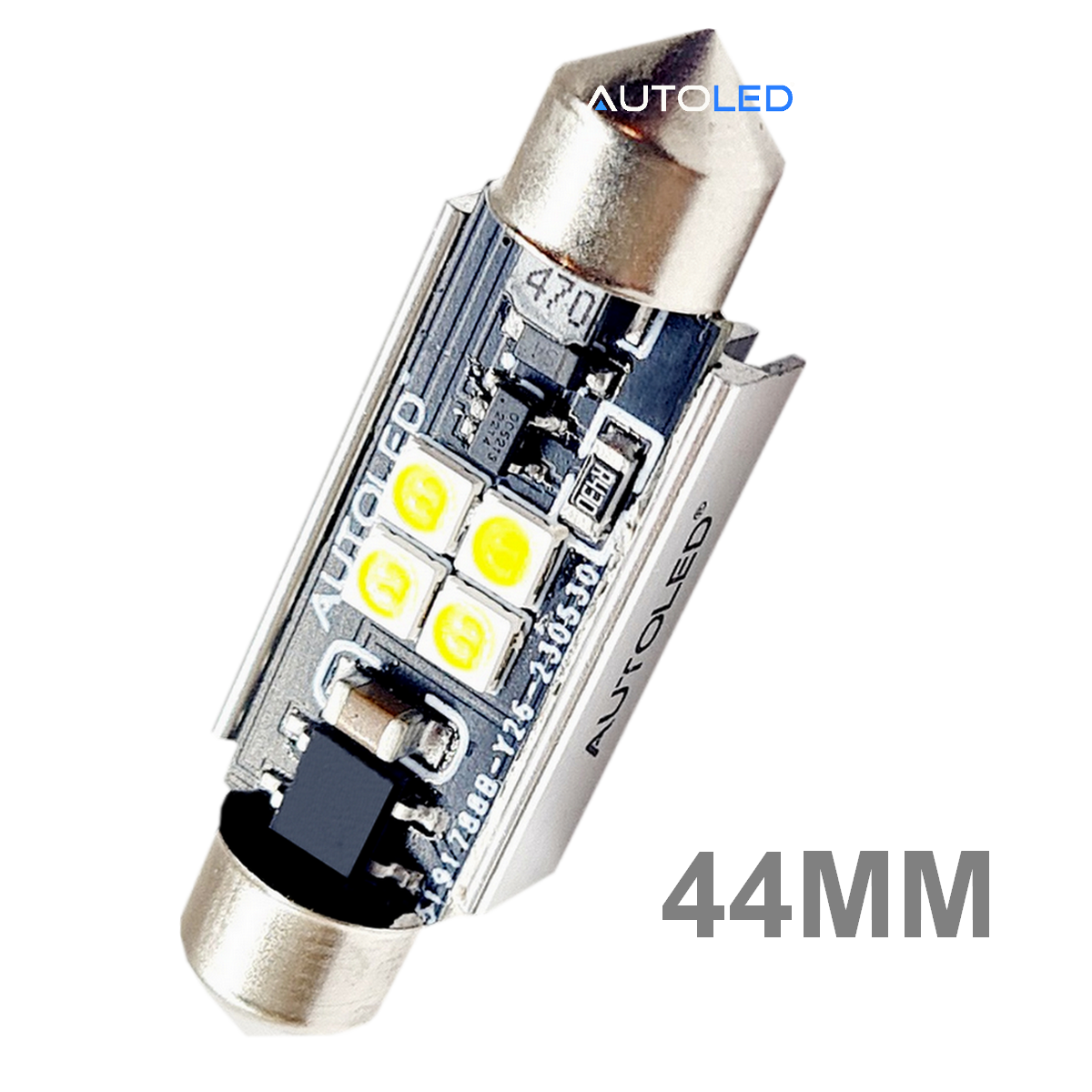 ampoule LED C5W 44MM 24V ANTI ERREUR- CAMION ET VOITURE-autoled-0282-3