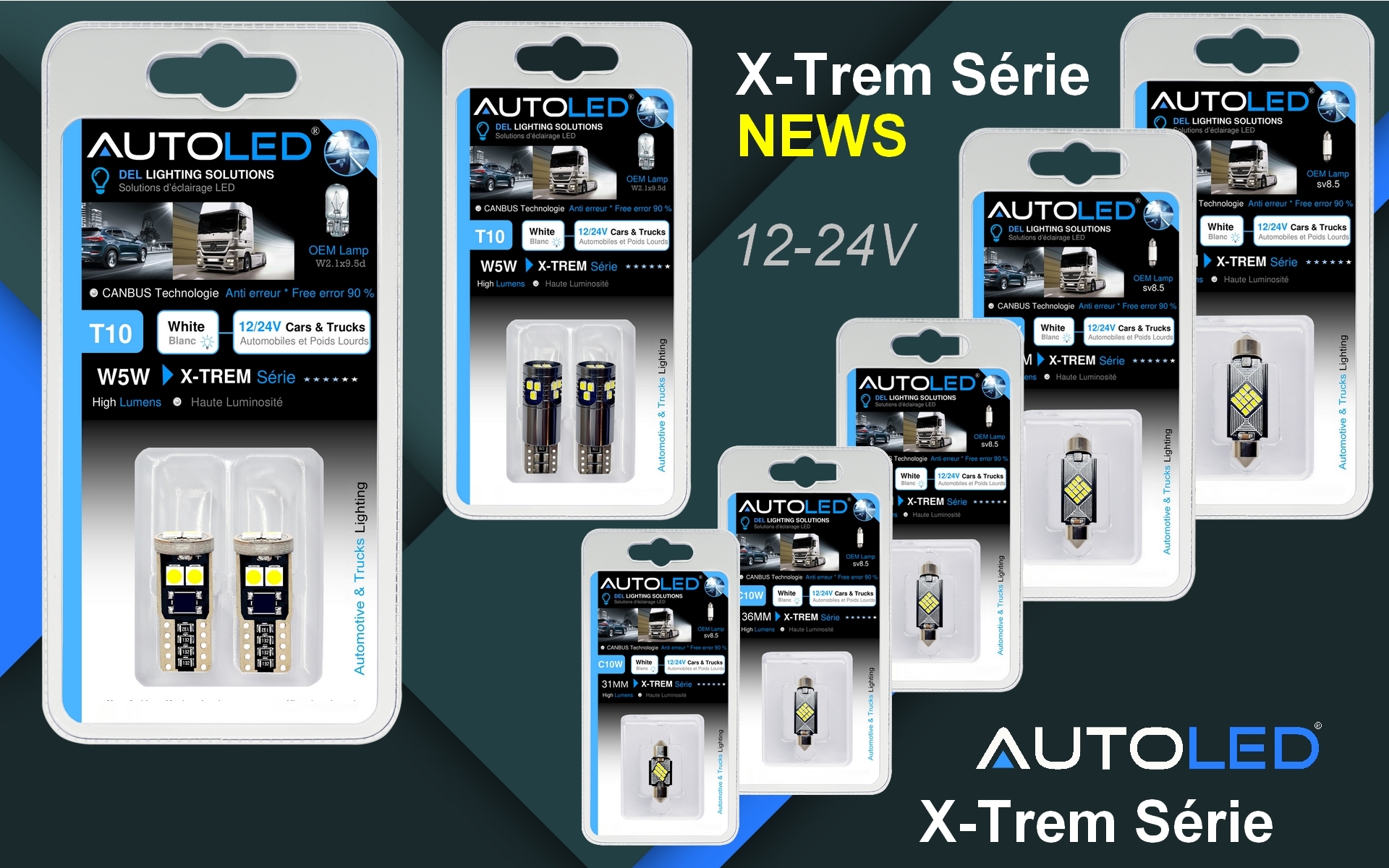 gamme ampoule LED xXTREM SERIE pour camion automobile-1