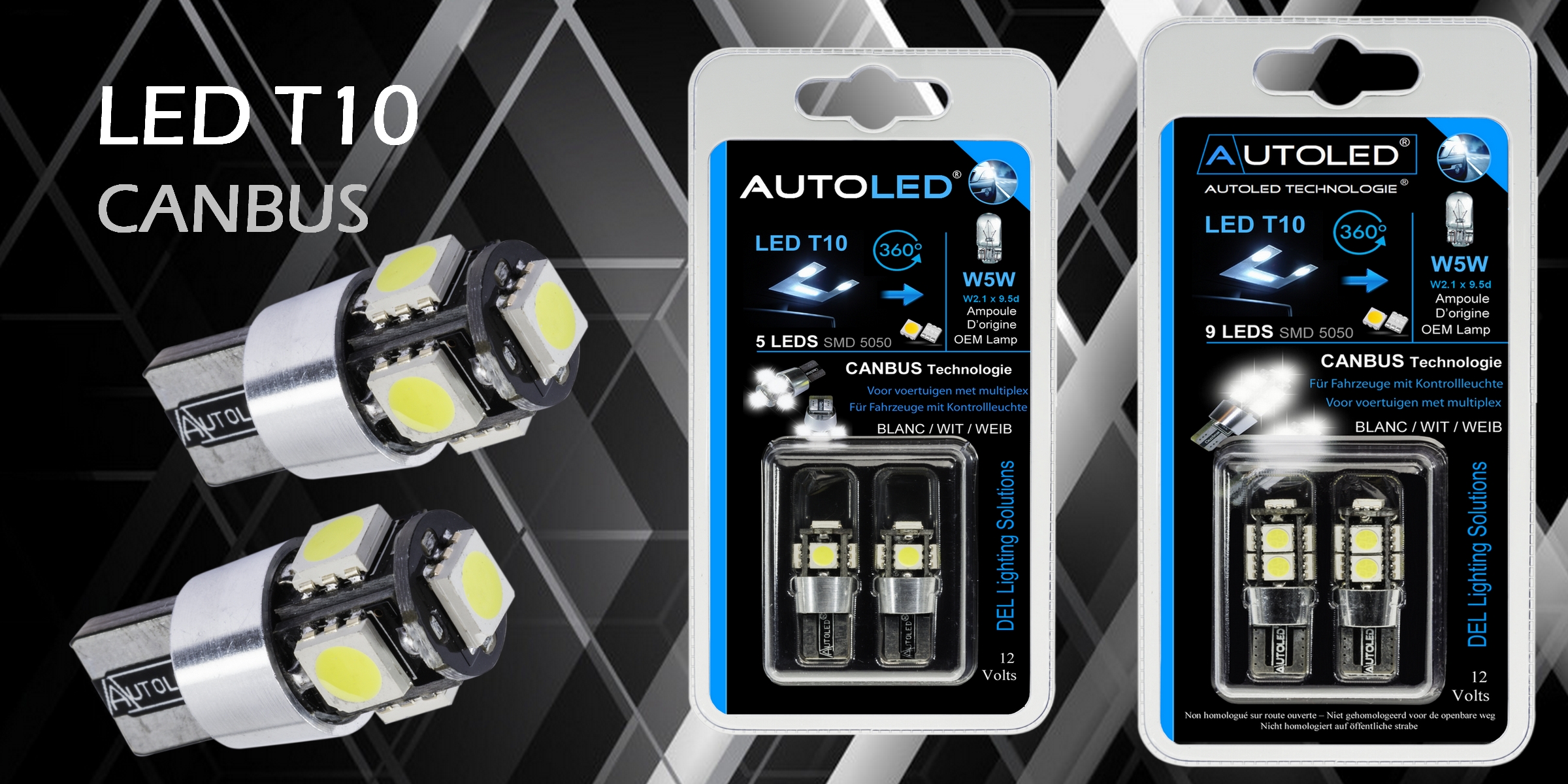 AMPOULE LED T10 anti erreur -8971