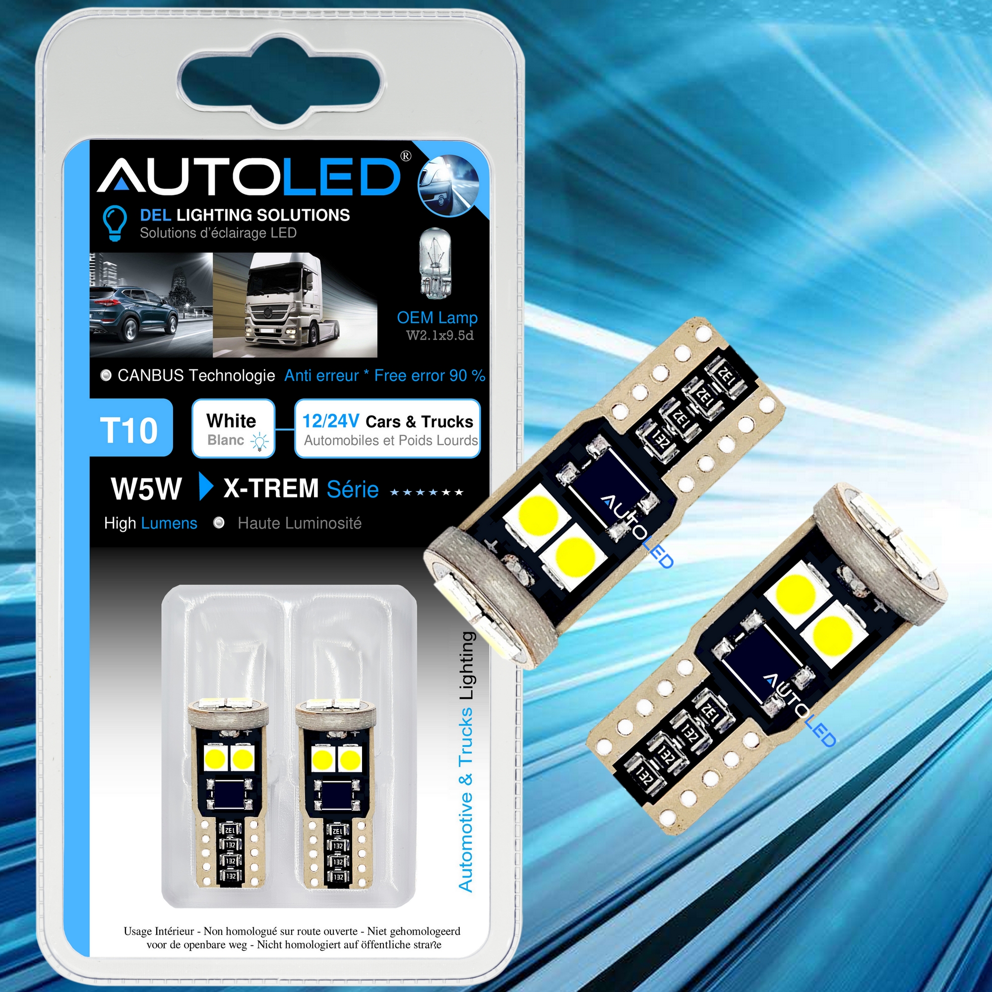 Ampoule LED W5W CANBUS - AUTOLED