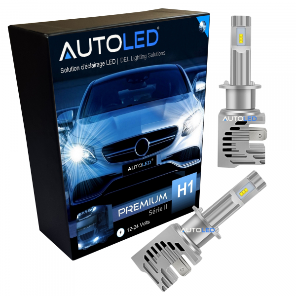 Ampoule h1 led - feux de croisment + feux de route kit LED h1- AUTOLED -1