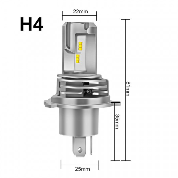 LR R9S Ampoule LED H4 Feu De Route Et Feu De Croisement, 57% OFF