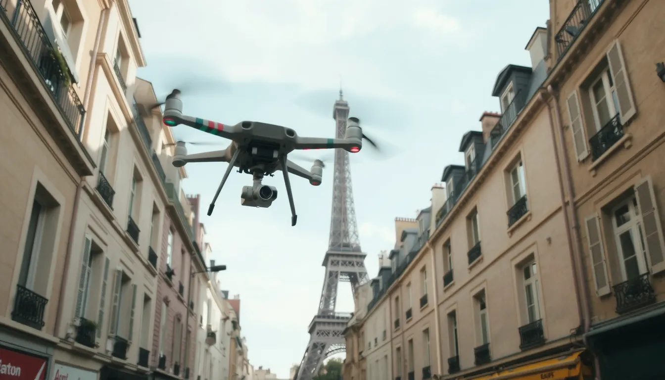 transport et logistique par drone paris
