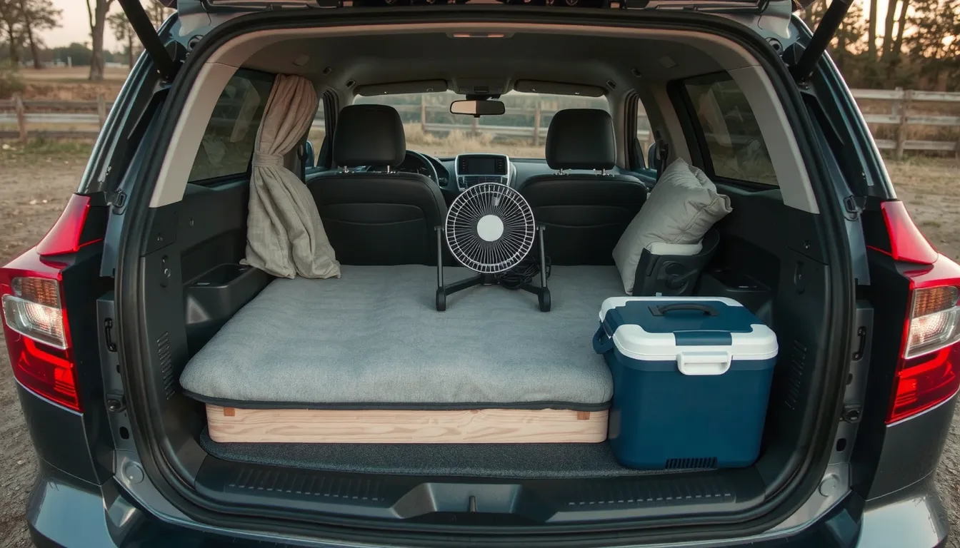 aménager sa voiture pour dormir