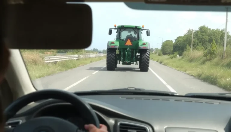 Dépassement d&rsquo;un tracteur sur ligne blanche : ce que dit vraiment le Code de la route
