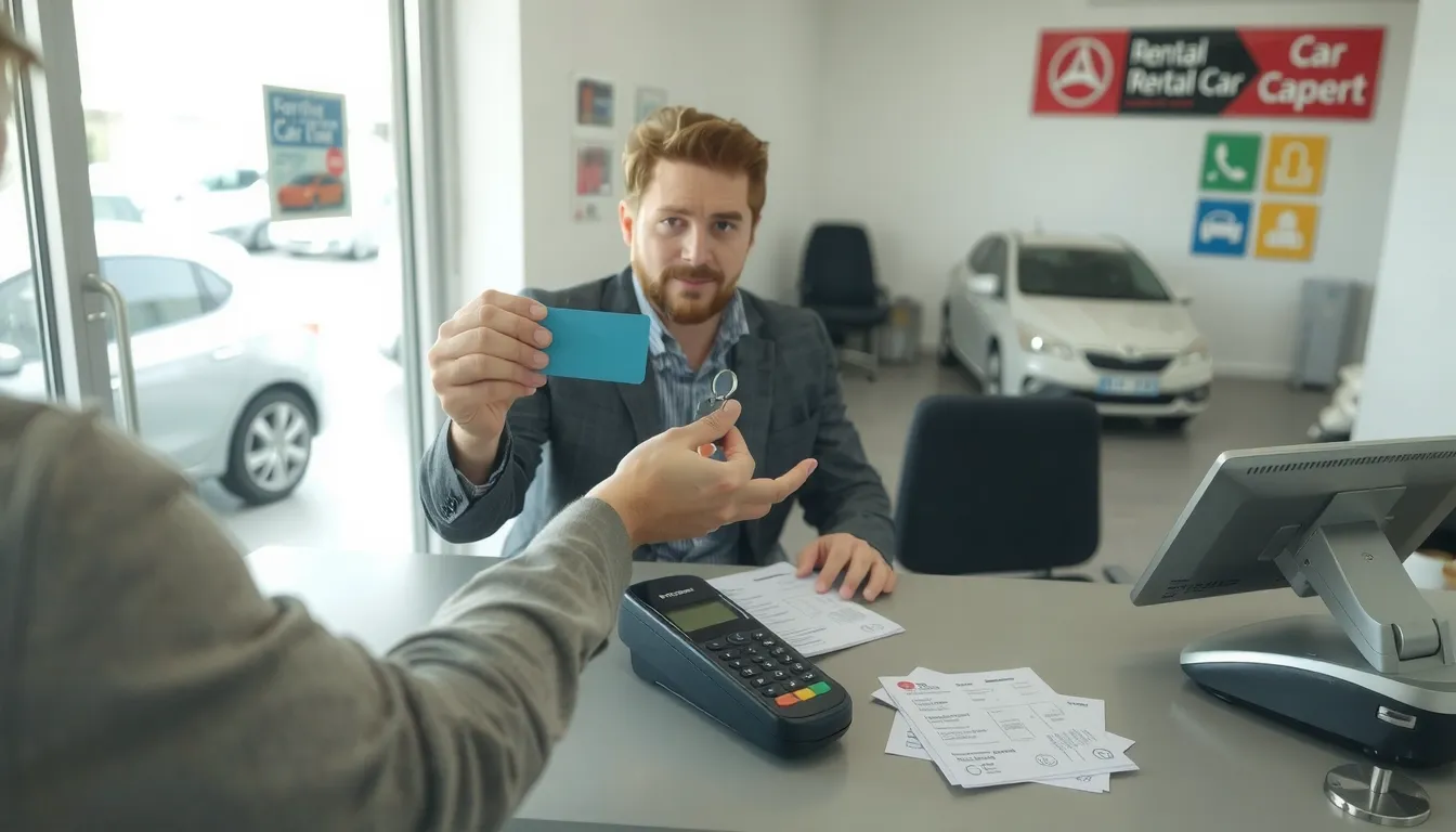 location voiture carte bancaire