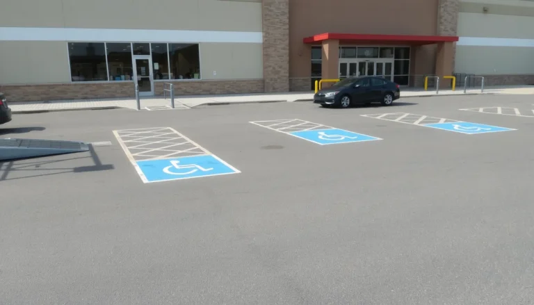 Places handicapées en parking privé : réglementation, dimensions et amendes