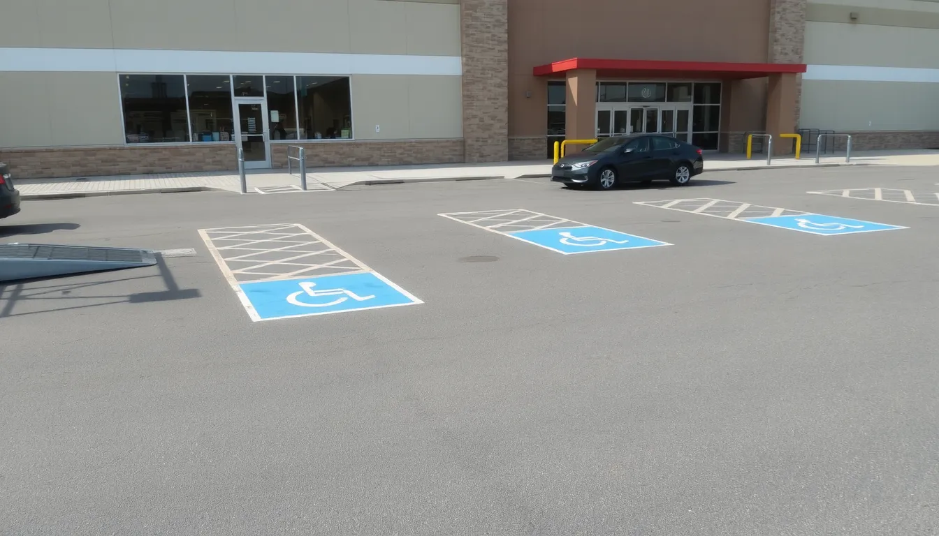 loi place handicapé parking privé