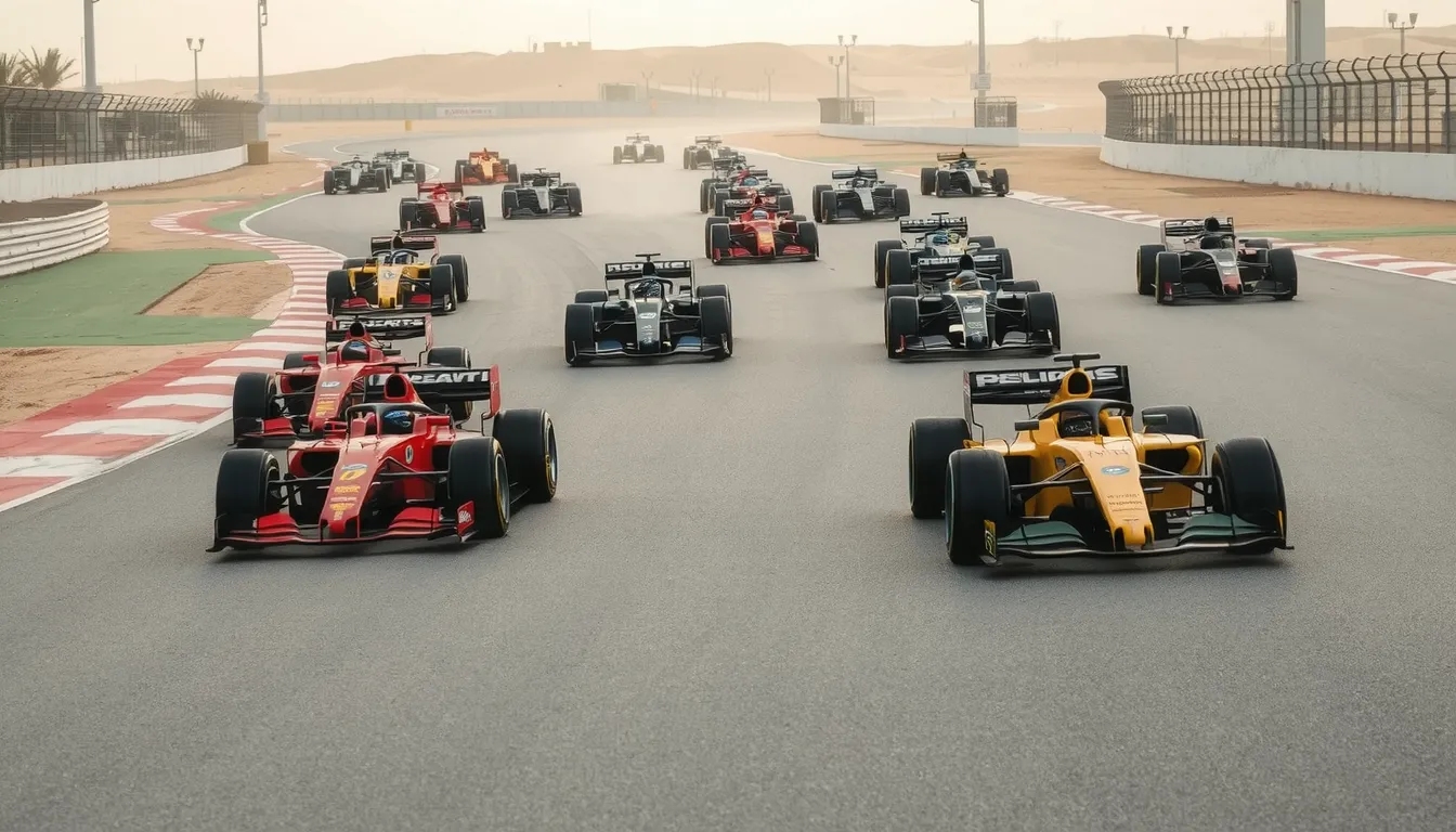 test pré saison f1 2025