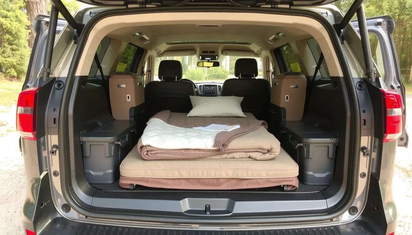 voiture pour voyager et dormir