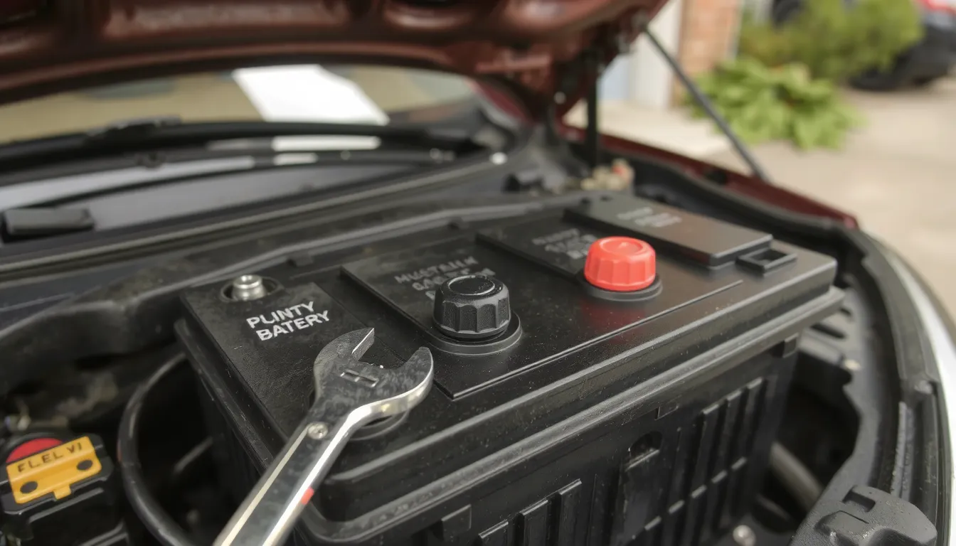 debrancher une batterie de voiture