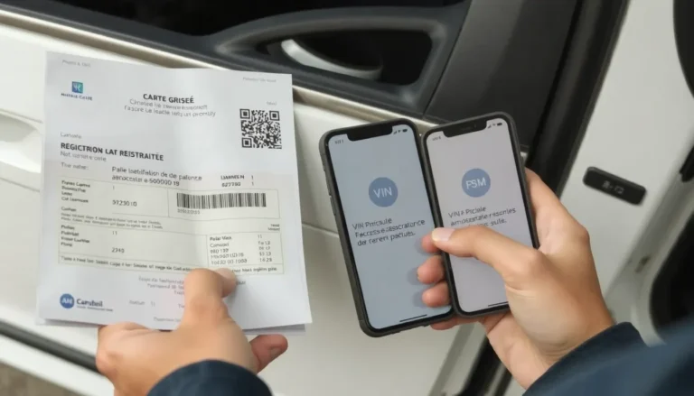 Trouver la finition de sa voiture avec immatriculation : le guide complet (VIN, carte grise et plaque)
