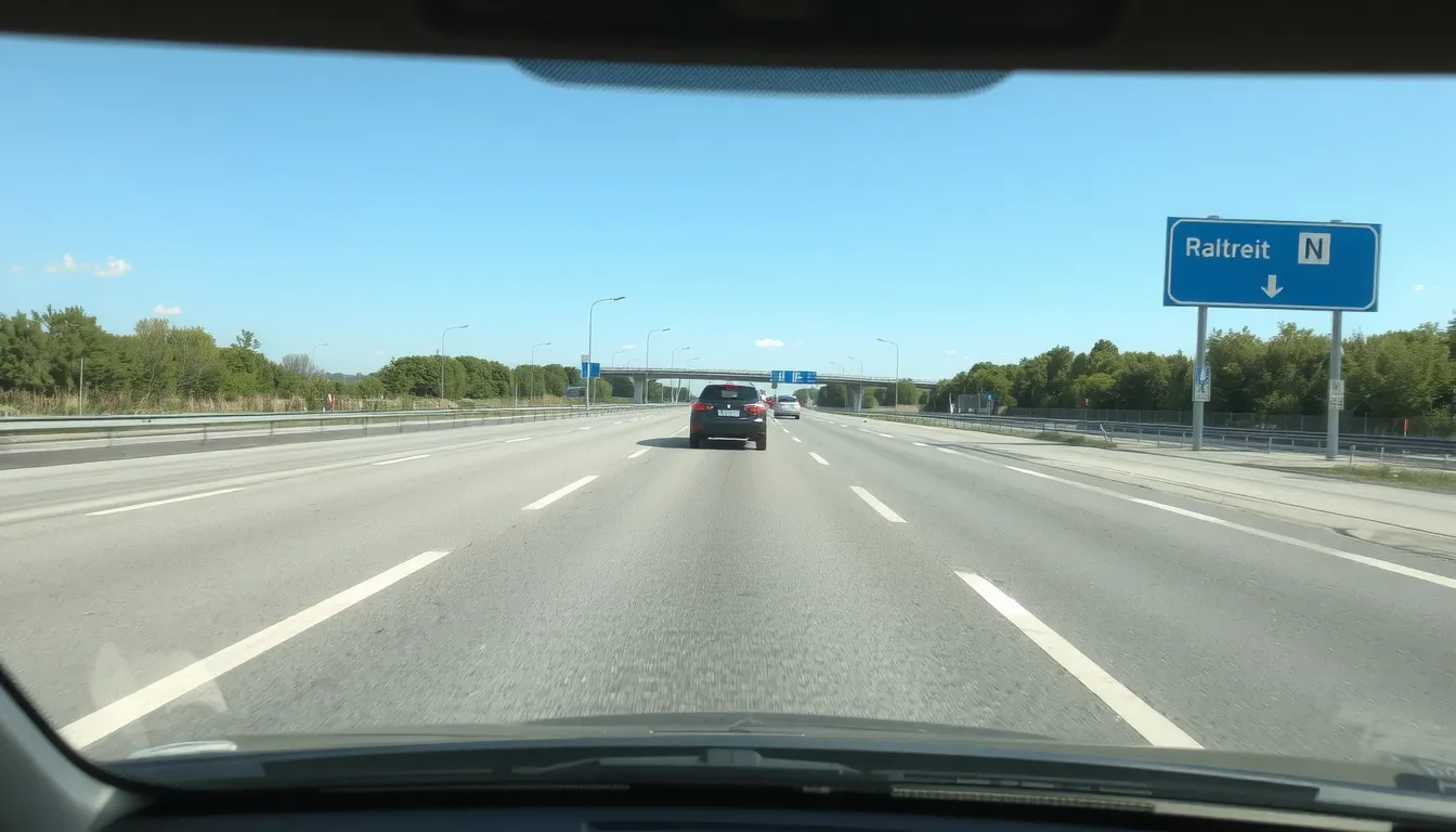 ligne de dissuasion sur autoroute